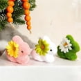 thumbnail image 4 of Spring Faux Moss Bunny Easter Decor, 2.6'' Easter Bunny Figurines with Daisy, Flocked Bunny Easter Decorations for Home Colorful Rabbit Decor Easter Party Favors Gifts Easter Basket Stuffers, Blue, 4 of 9