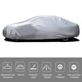thumbnail image 5 of WSYW Full Car Cover Waterproof All Weather Sedan SUV Protection Snow Dust Resistant for SUV M, 5 of 6