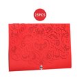 thumbnail image 4 of Amdohai 25PCS Hollow Out Wedding Invitations Cards with Envelopes Rhinestone For Wedding, 4 of 9