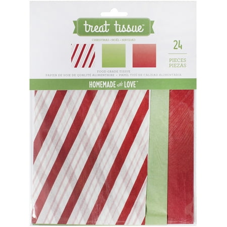 Homemade With Love Food Craft Tissue 24/Pkg-Christmas