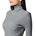 thumbnail image 2 of Lightweight Ribbed Turtleneck for Women - Slim Fit, 2 of 6
