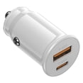 thumbnail image 1 of USB C Car Charger, Dual Fast Ports Fast Charge Car Charger [Mini]Cigarette Lighter, 1 of 6