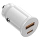 thumbnail image 1 of El cargador del coche del USB C, puertos rápidos duales ayuna el cargador del coche de la carga [mini] encendedor de cigarrillos, 1 of 6