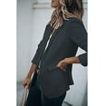 thumbnail image 4 of KDFJPTH Women's Casual Blazers Open Front Long Sleeve Work Office Jackets Coat, 4 of 9
