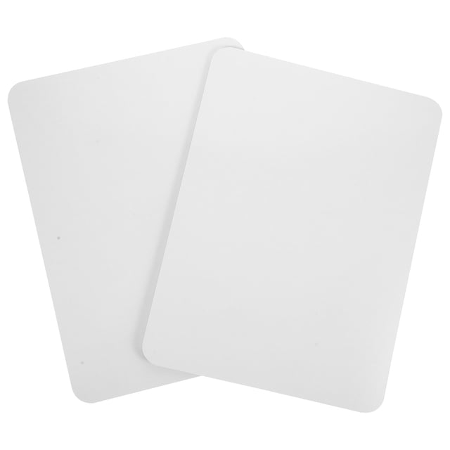 REOFLYUP 2 Pcs Tableau Effaçable à Sec Blanc Mélamine Design Double Face Organiser l'Emploi du Temps Professionnels