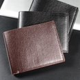 thumbnail image 2 of Genuine Leather Men Wallets Real Cowhide Wallets For Man Walete Black Short X8I9, 2 of 6