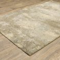 thumbnail image 5 of 4' x 5' Beige and Gold Abstract Power Loom Area Rug, 5 of 5