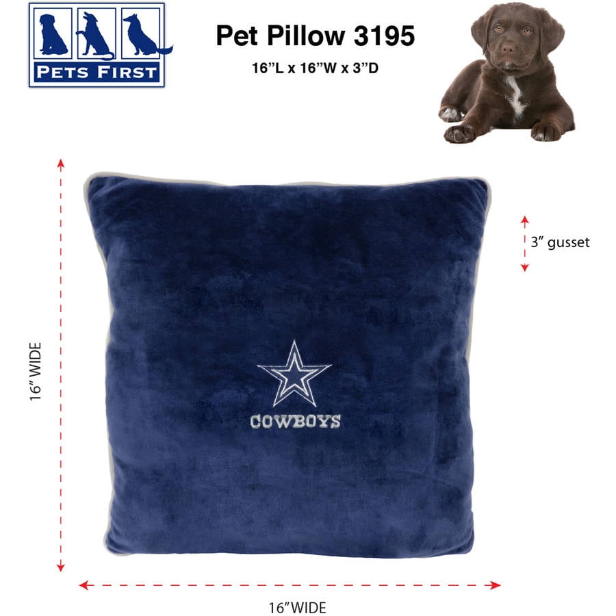 Pets First Nfl Dallas Cowboys Pet Pillow Walmart Com