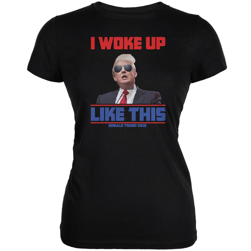 Election 2016 Trump We Shall Overcomb Aqua Juniors Soft T-Shirt
