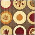 thumbnail image 6 of SAFAVIEH Soho Selma Geometric Wool Runner Rug, Brown/Multi, 2'6" x 10', 6 of 10