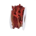 thumbnail image 1 of Christmas Tree Ribbon 5 m Fine Linen Beaded Decorative Ribbon for Indoor and Outdoor Holiday Decorations, 1 of 1