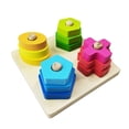thumbnail image 2 of Apilador geométrico de clasificación de formas de Montessori para bebé, bloques de construcción, juguetes de desarrollo Conoscitivo de Color, A CUTICAT Apilador Juguetes Clásicos, 2 of 8