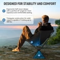 thumbnail image 5 of 360°Swivel Portable Folding Camping Chair - Swivel Lawn Chair 8 Seconds Quick Setup Compact Collapsible Folding  Lightweight Outdoor Backpack  for Camping, Travel, Hiking, Beach, Fishing-Easoger, 5 of 8