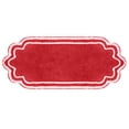 thumbnail image 2 of Home Weavers Allure Collection Cotton Bathroom Runner Rug 21"x54", Soft Absorbent Non-Slip Long Mat, Quick Dry, Machine Washable Floor Runner for Bathroom & Hallway, Red, 2 of 9