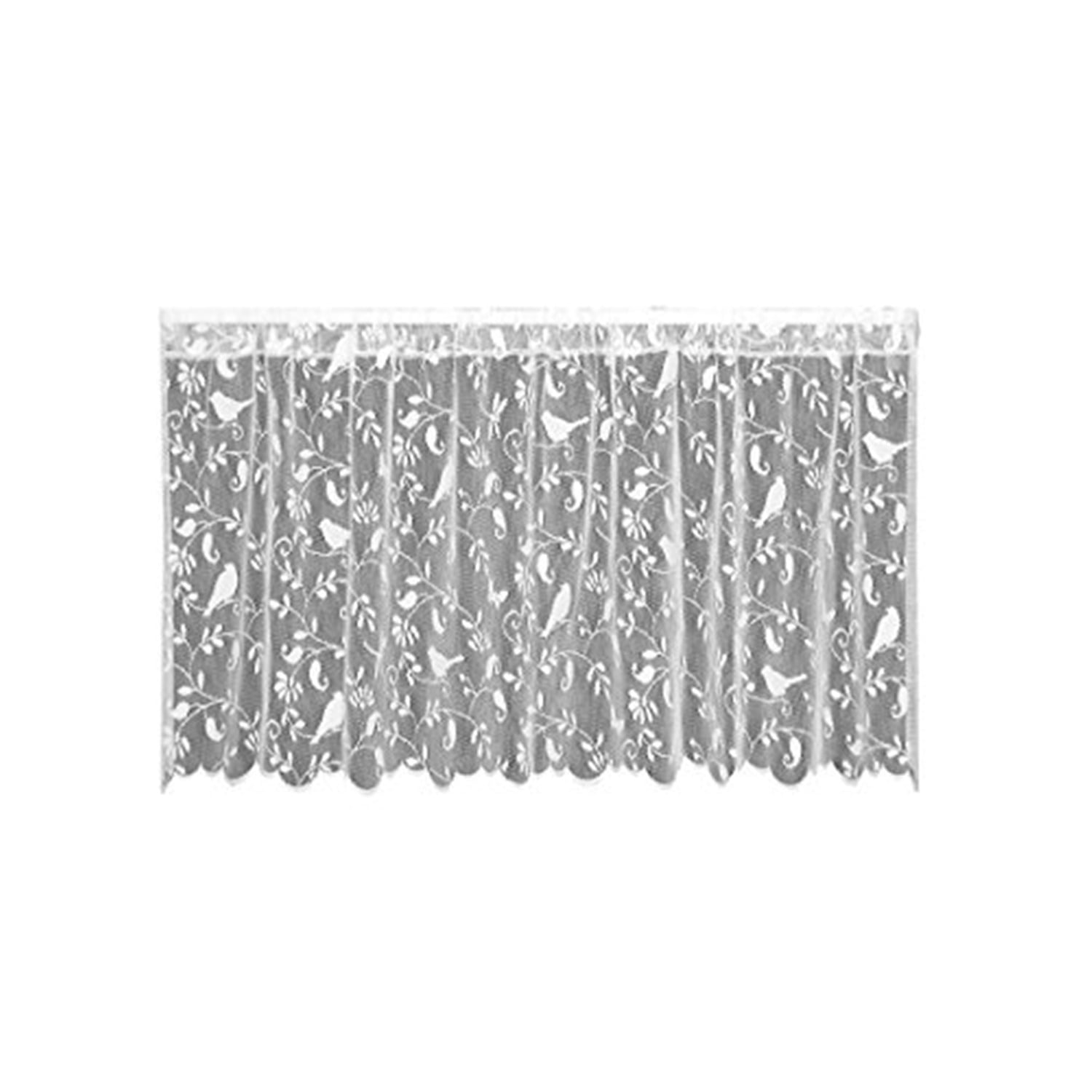 Heritage Lace Bristol Garden Tier, 60 by 30-Inch, White - Walmart.com