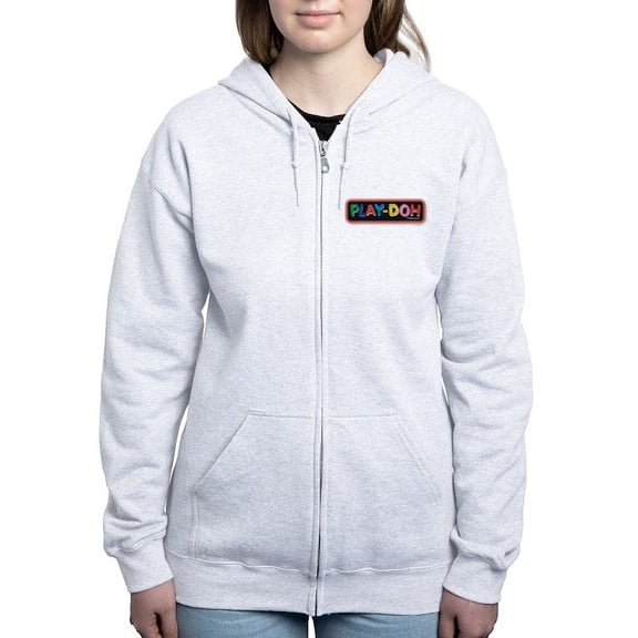 CafePress - Play Doh Stitched Logo Sweatshirt - Women's Zip Hoodie