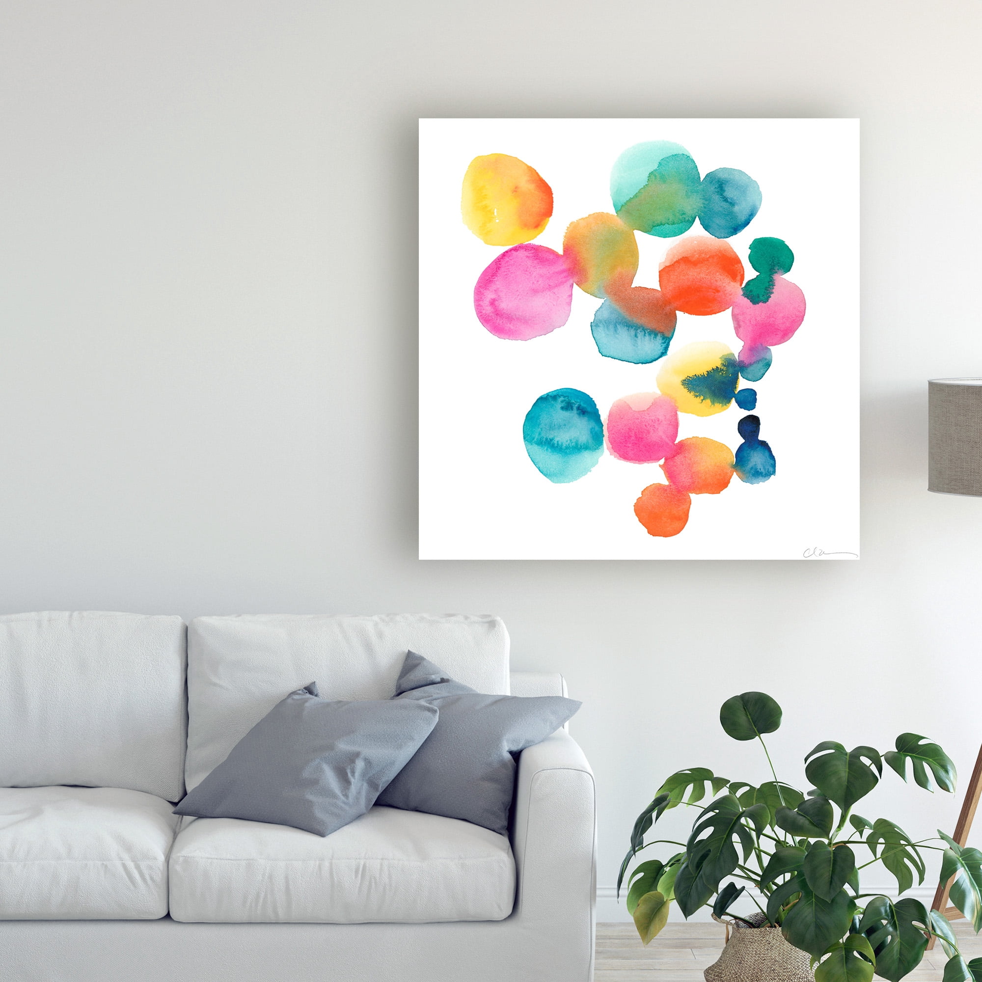 Trademark Fine Art 'Jig IV' Canvas Art by Chariklia Zarris