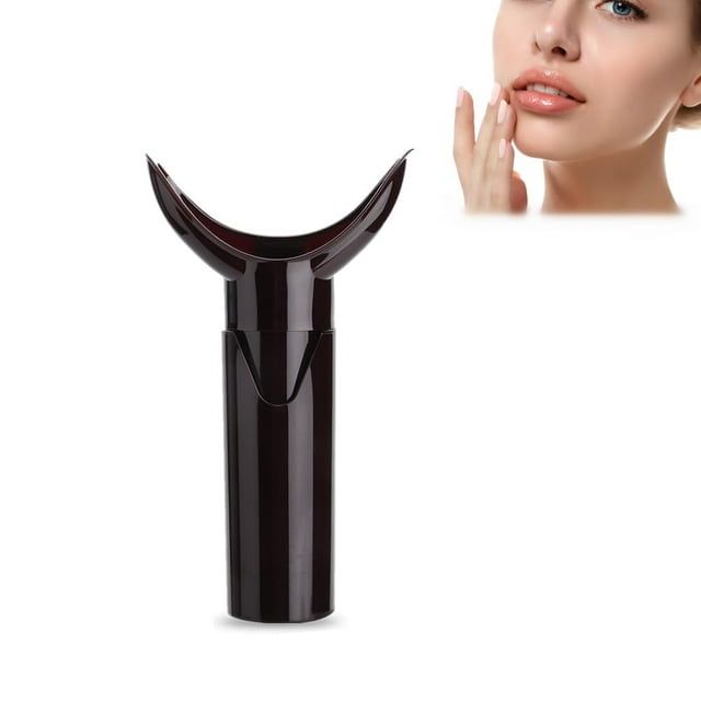 HUGFEGWE Lip Plumper Device, Portable Lips Enhancer, Lip Vacuum Suction Device Lip Plumping Tool Lip Trainer, Manual Enhancement Accessory Lips Beauty Tool(Dark Red) CA919-95901