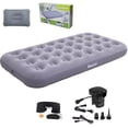 thumbnail image 1 of Colchón Inflable para Camping Onirii Talla Individual con Bomba de Aire Gris, 1 of 7