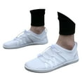 thumbnail image 3 of Wyzesi Red Sneakers Women Slipy on Women Sneakers Fashionable New Pattern Couple Simple Solid Color Flat Bottom Comfortable Mesh Breathable Elastic Belt Quick Drying Creek Tracing Pink Sneakers Kids, 3 of 9