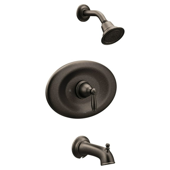Moen T2157Eporb Faucets Rubbed Bronze Posi-Temp(R) Tub/Shower