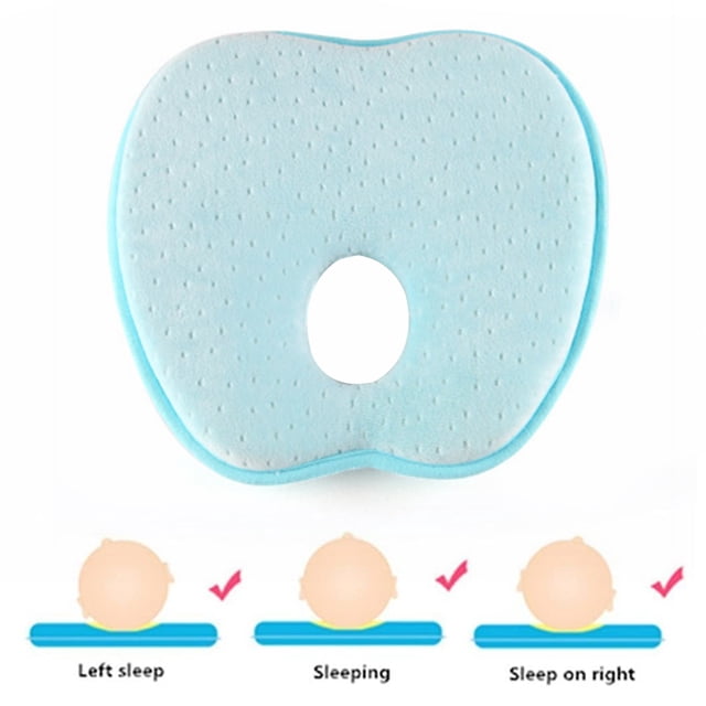 Almohada para bebé de 0 a 1 años, almohada con forma de almohada de espuma viscoelástica, almohada para recién nacido Levamdar 2034694-3