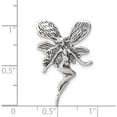 thumbnail image 3 of Sterling Silver Antiqued Fairy Chain Slide (29 X 18) Made In India qc3906, 3 of 5