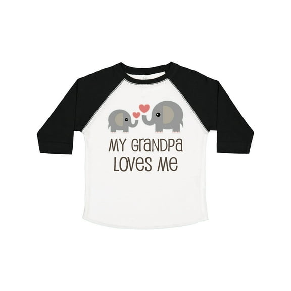 Inktastic My Grandpa Loves Me Boys or Girls Toddler T-Shirt