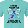 thumbnail image 4 of Inktastic Suicide Prevention Awareness Hope Support and Love T-Shirt, 4 of 5