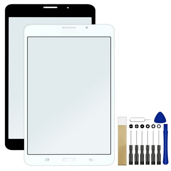 For Samsung Galaxy Tab A 7.0'' T285 SM-T285 Wi-Fi Replacement Front Glass Lens Screen Door Tool Black