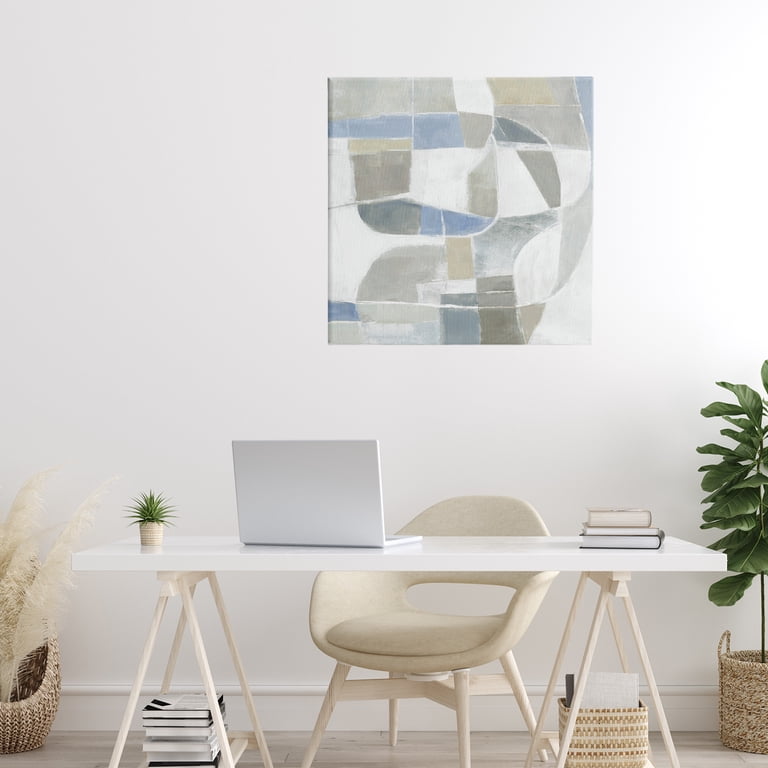 Stupell Industries Subtle Flow Geometrics Canvas Wall Art design by ...