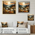 thumbnail image 4 of Designart "Botanical Majesty In Mountain Scenery" Abstract Landscape Floater Framed Wall Decor, 4 of 5