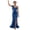 Blue-p9A55, variant on RFQWOVSR Womens Satin Side Slit Maxi Dress Bodycon Elegant Evening Formal Gown L
