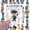 thumbnail image 6 of 35pcs-50pcs Cartoon Stickers Police Stickers Funny Kids Stickers Stationery Stickers for Laptops Suitcase Guitar, 6 of 9