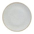 thumbnail image 3 of Evergreen Ceramic Debossed Dinner Plate Picket Porcelain, 3 of 3
