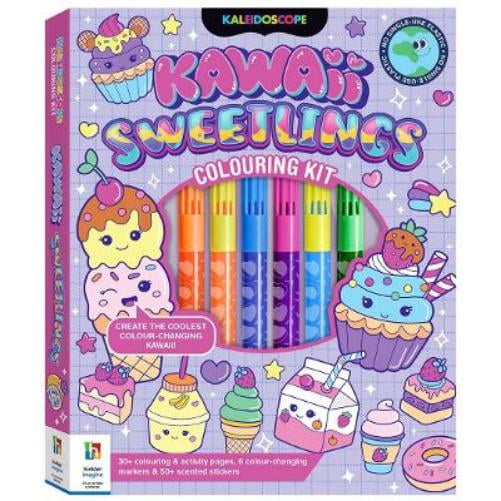 Hinkler Pty Ltd Kaleidoscope Colouring Kawaii Sweetlings Kit (Paperback) Kawaii