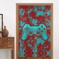 thumbnail image 4 of Doorway Drape Split Curtains, Game Player Game Controller Room Divider Privacy Door Curtains, 34" x 56", 4 of 6