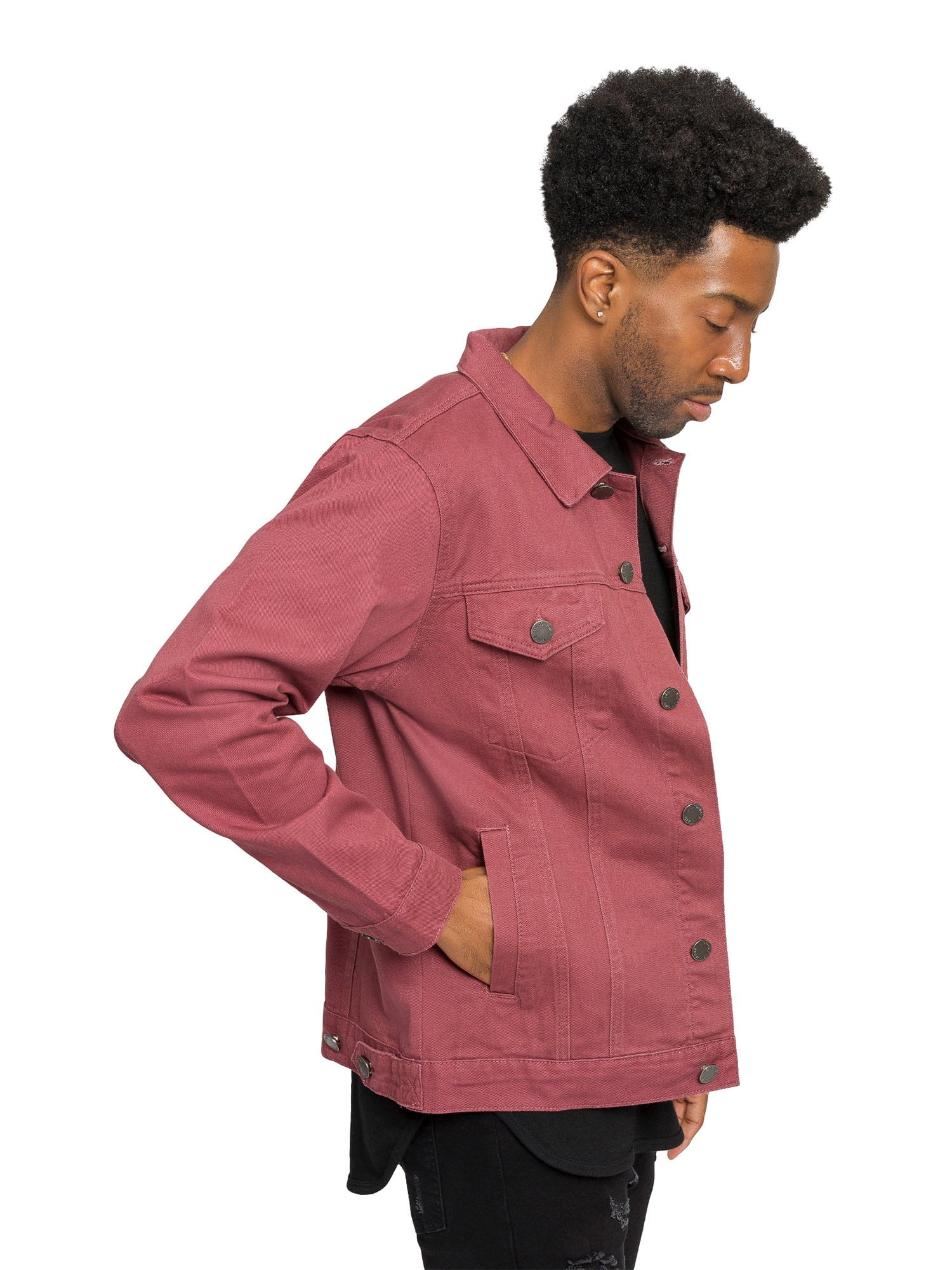 Denim jacket men colour Clearance