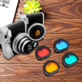 thumbnail image 1 of Filtre Coloré pour Fujifilm, Ensemble de Filtres d'Objectif Instantané 4 Couleurs pour Fujifilm pour Instax Mini90, 1 of 5