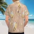 thumbnail image 6 of High Quality Hawaiian Shirts for Men Short Sleeve Aloha Beach Shirt Floral Summer Casual Button Down Shirts Blouses FB8FR3, 6 of 7