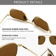 Men'S Military Style Polarized Pilot Aviator Sunglasses Temples