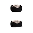 thumbnail image 4 of Sonducket Bolso ligero y moderno para accesorios elegantes para el día a día, bolsos de mano, bolso de mano, práctico pavo real blanco y negro negro pavo real blanco 2Conjunto, 4 of 6