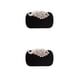 thumbnail image 4 of Bolso de mano Qarigey funcional y de moda negro pavo real blanco, 4 of 6