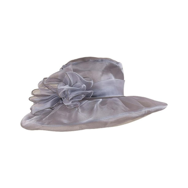 Sombrero de ala ancha para mujer, UPF 50+, plegable, para playa y actividades al aire libre, ligero, transpirable y con cobertura total