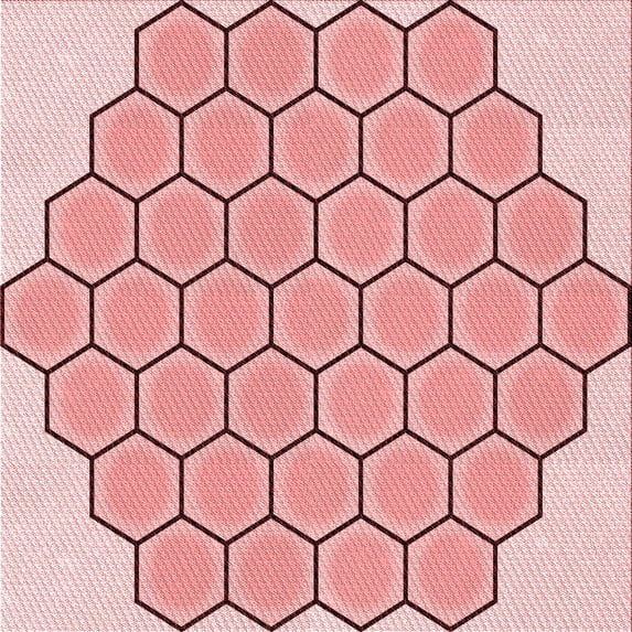Ahgly Company Indoor Square Patterned Valentine Red Area Rugs, 8' Square