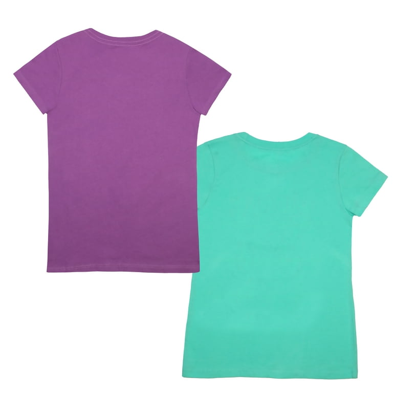 Karma\'s World Girls T-Shirts Pack Pack, 4-16) 2 2 (Sizes Short for Sleeve Girls Tees