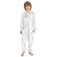 thumbnail image 2 of Vzayyk 4T-14Y Size Aviliable Cozy One-Piece Footless Sleeper Pajama Mountains Trees Clouds Stars, 2 of 8