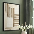 thumbnail image 5 of Neutral Stripes in Black Solid Wood 8 x 10 Framed Print, 5 of 6
