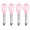 pink, variant on Silicone Mini Whisks 4 Pack Colorful Mini Silicone Kitchen Whisks with Stainless Steel Handles for Milk Egg Blending Stirring