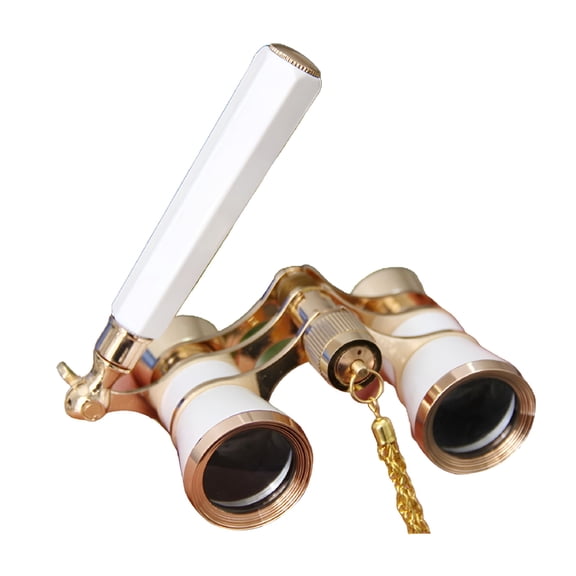 GJX Theater Opera Adults Kids Universal Lorgnette Theater Glasses with Chain Handle